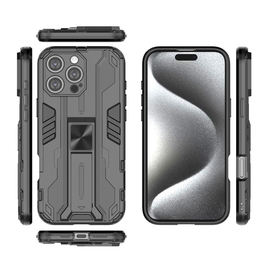 Armor series invisible bracket mobile phone case