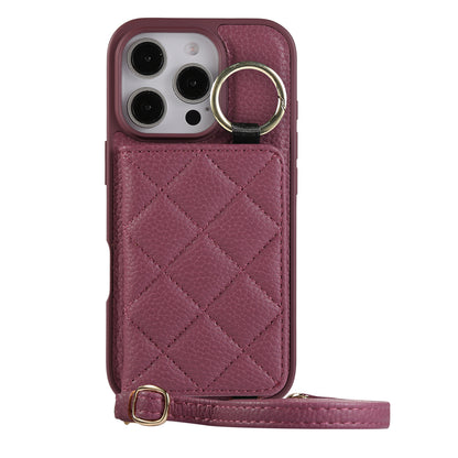 ANKAW Colorful crossbody phone case with 360-degree rotating stand