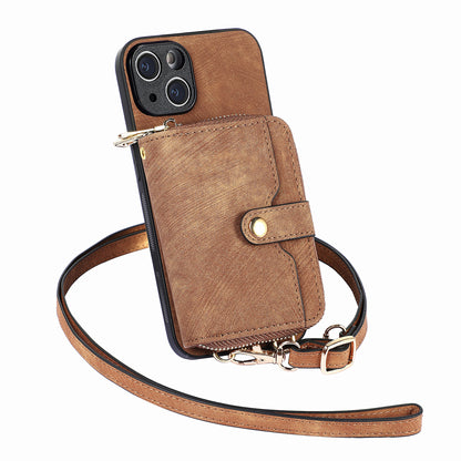 Crossbody Zipper Wallet Phone Case
