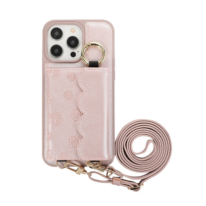 ANKAW Fashion Full Color Crossbody Leather Phone Case Wallet