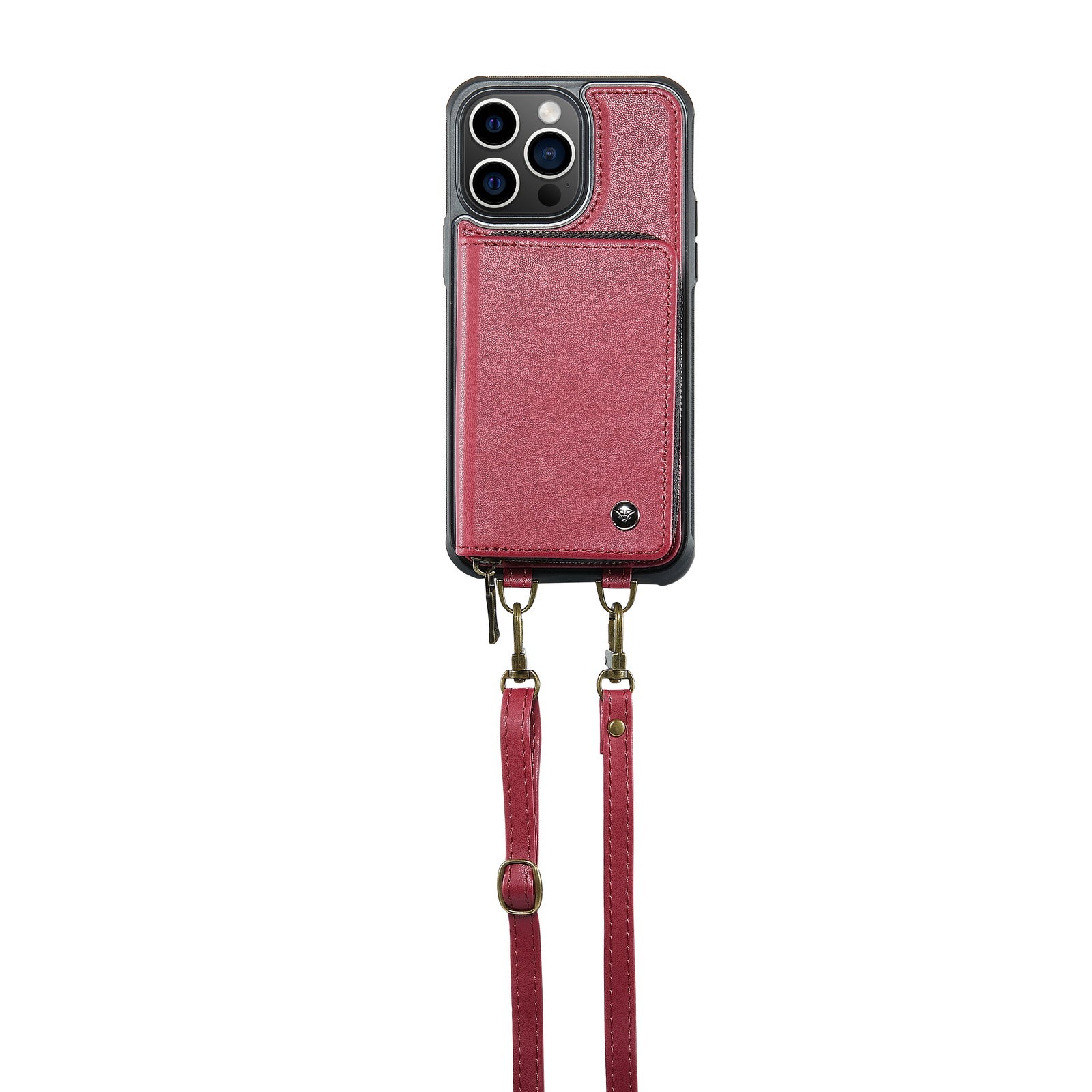 Adjustable crossbody strap and spacious wallet design