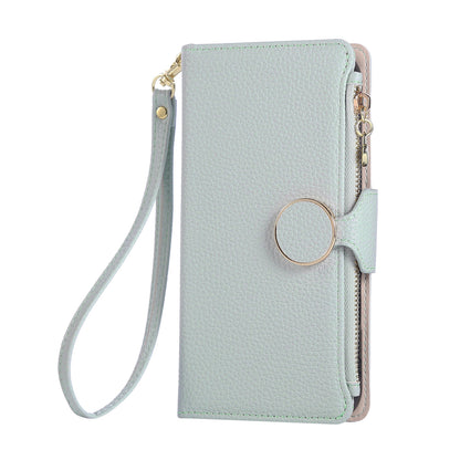 Multifunctional Wrist Zipper Leather Phone Case Wallet