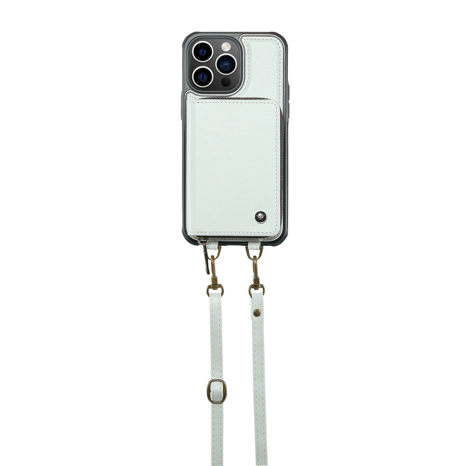 Adjustable crossbody strap and spacious wallet design