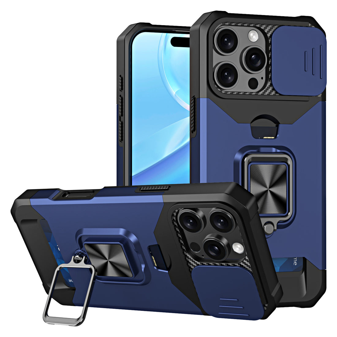 Two-in-one card slot mobile phone case