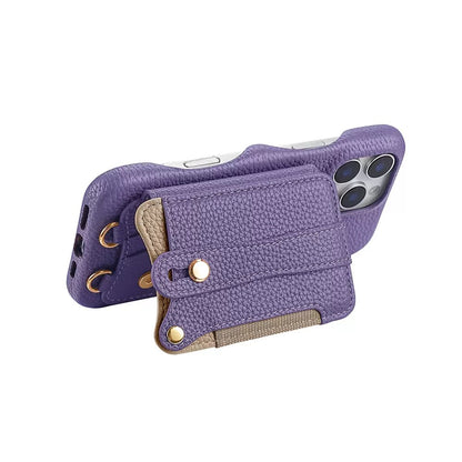 Original Design Adjustable Crossbody Leather Phone Case Wallet