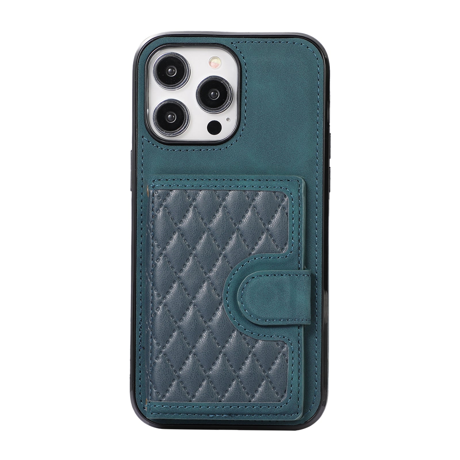 Anti-fall and anti-theft crossbody leather phone case