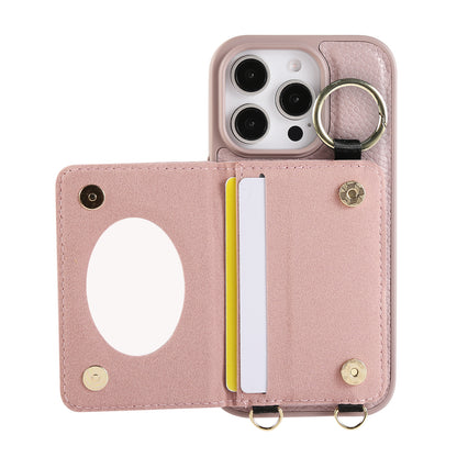 ANKAW Colorful crossbody phone case with 360-degree rotating stand