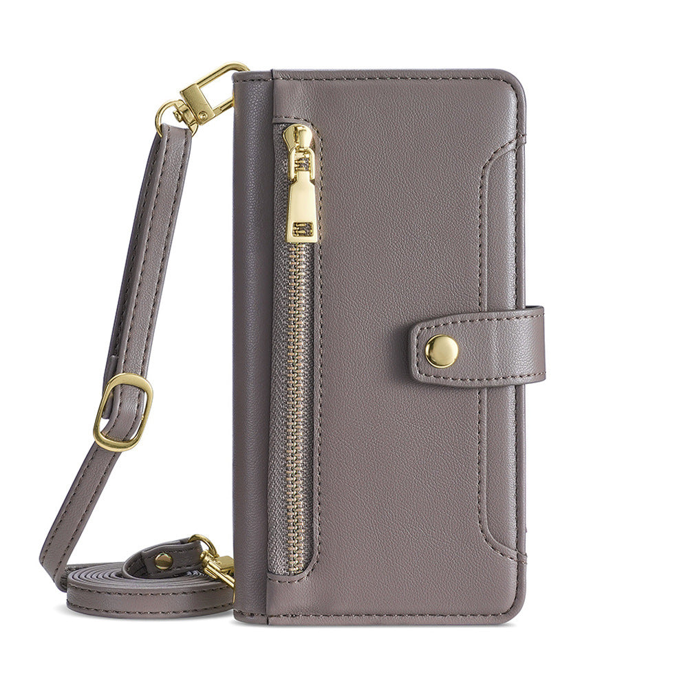 Original design versatile leather wrist phone case wallet