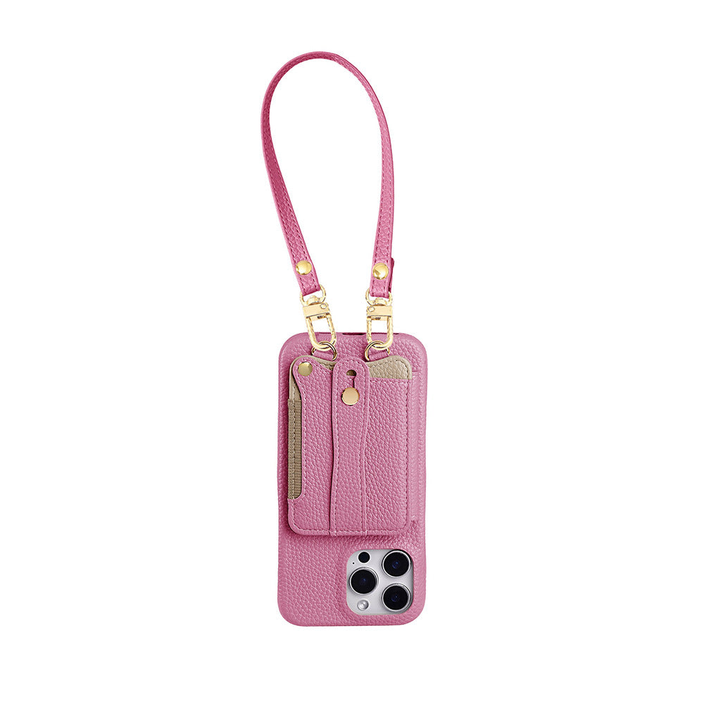 Original Design Leather Wrist leather fashionable all-match mobile phone case