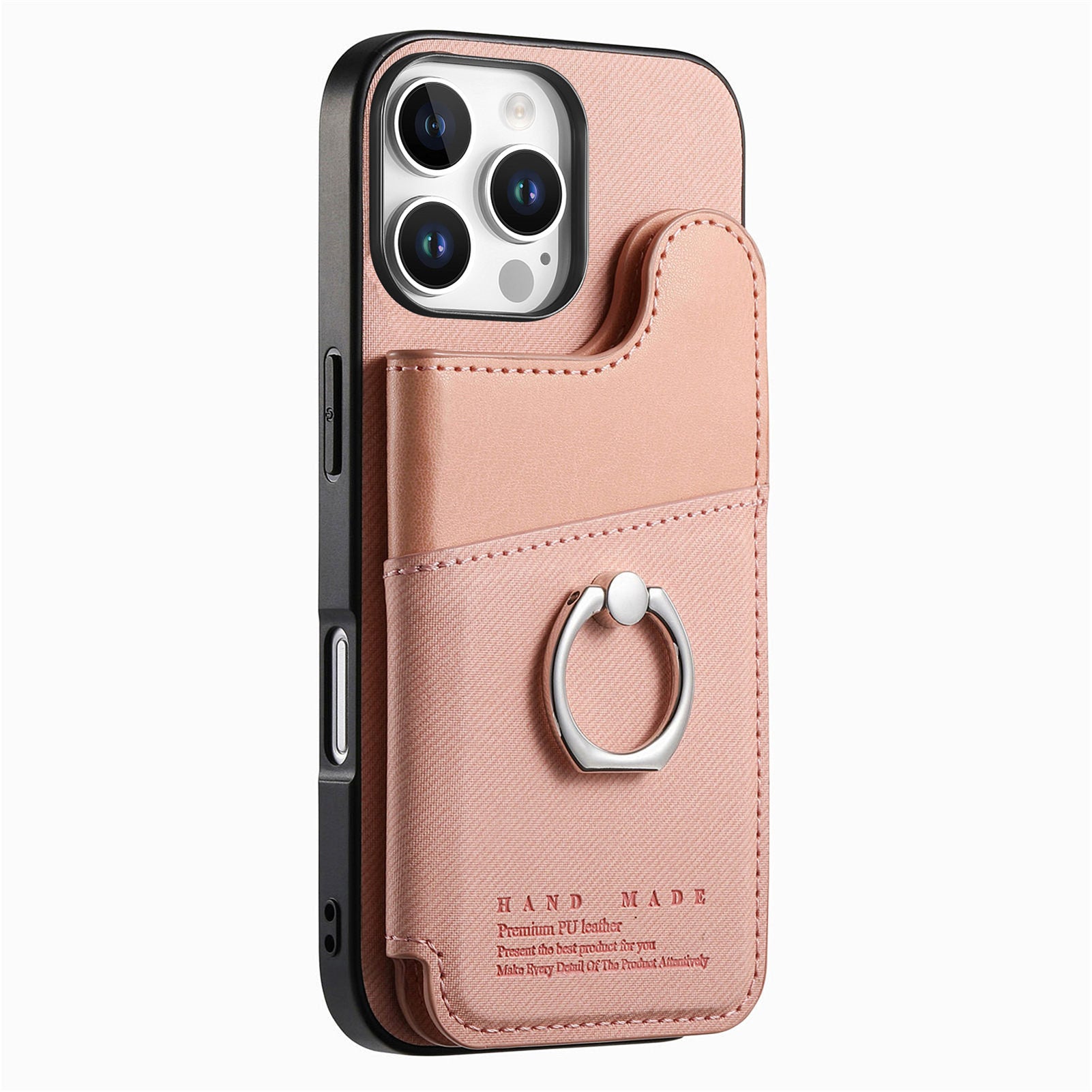 Original design multifunctional ring holder card holder wallet phone case