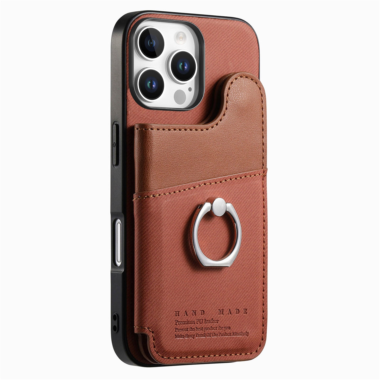 Original design multifunctional ring holder card holder wallet phone case