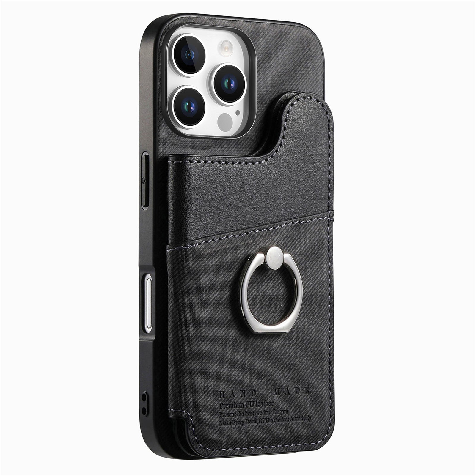 Original design multifunctional ring holder card holder wallet phone case