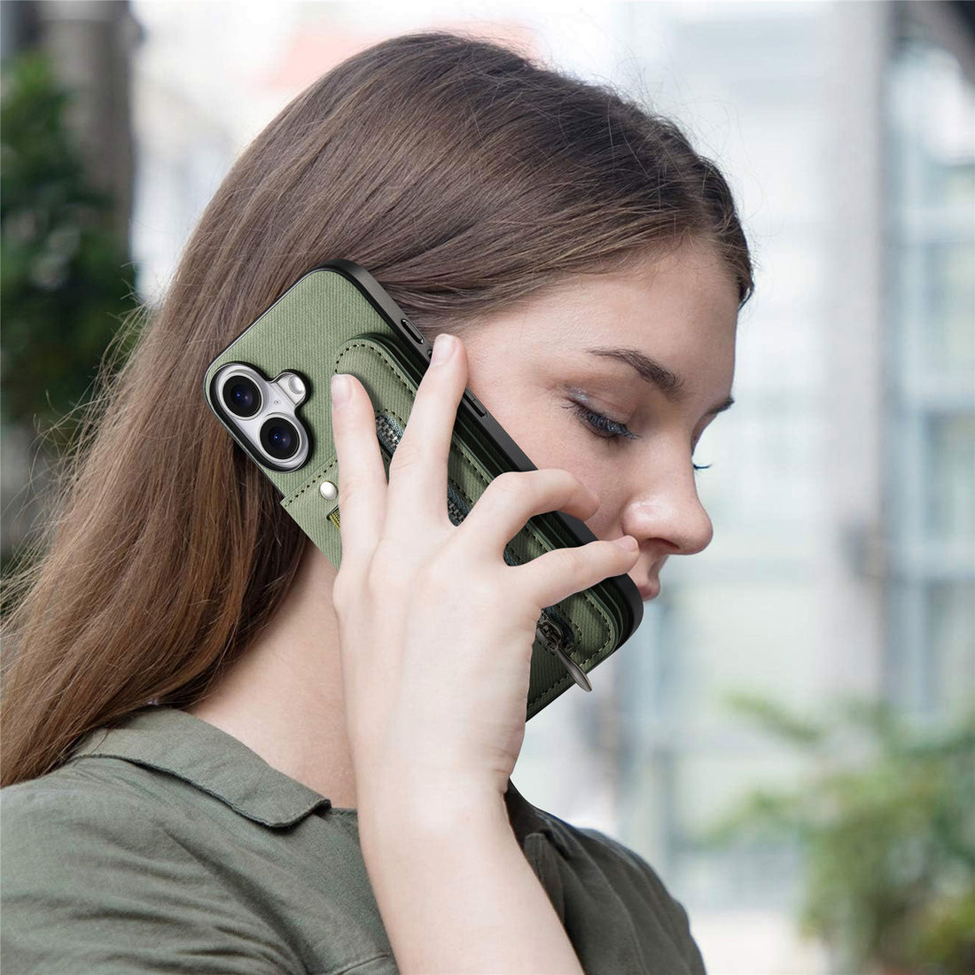 Original Design Multifunctional Zipper Leather Phone Case Wallet