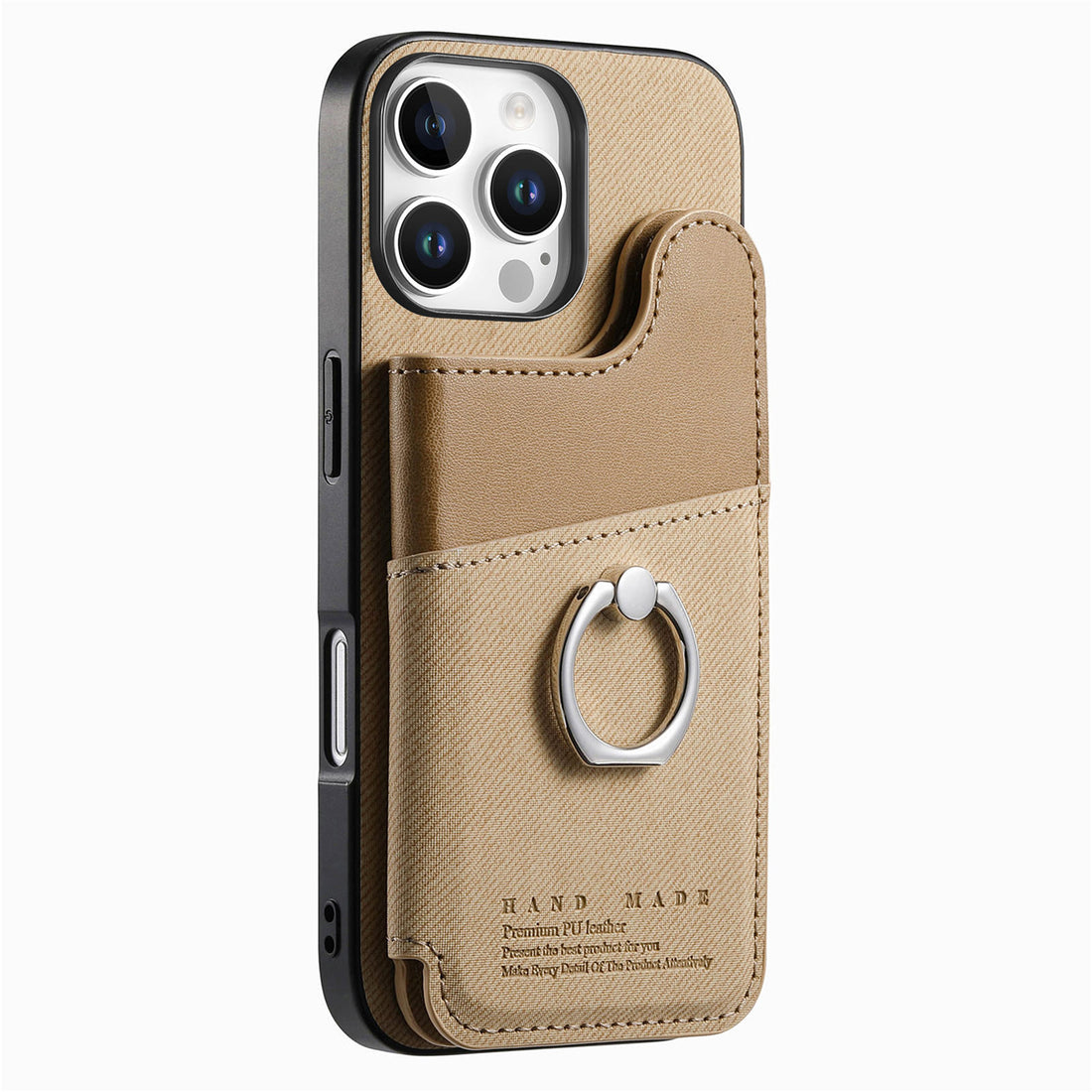 Original design multifunctional ring holder card holder wallet phone case