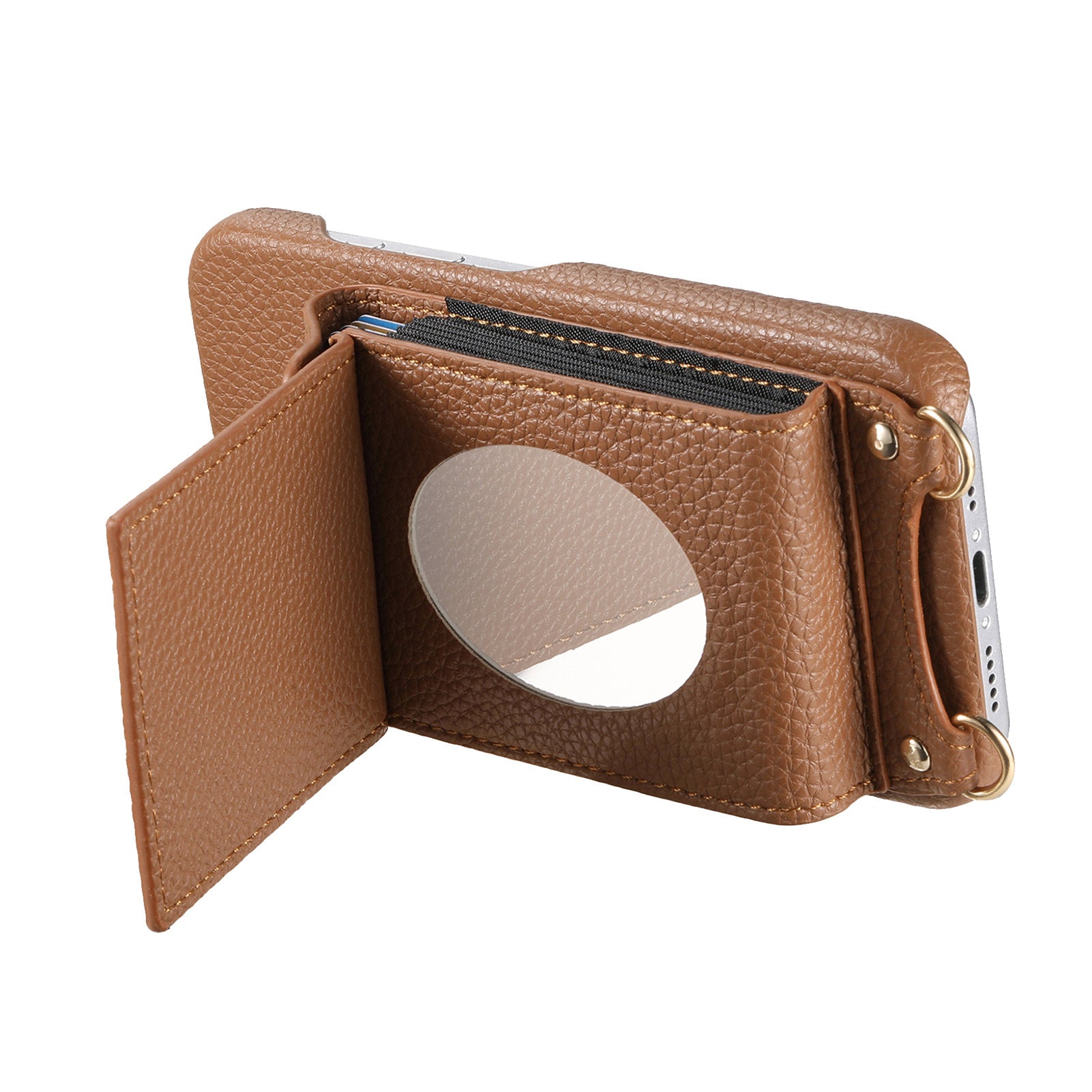 Original design crossbody leather phone case wallet