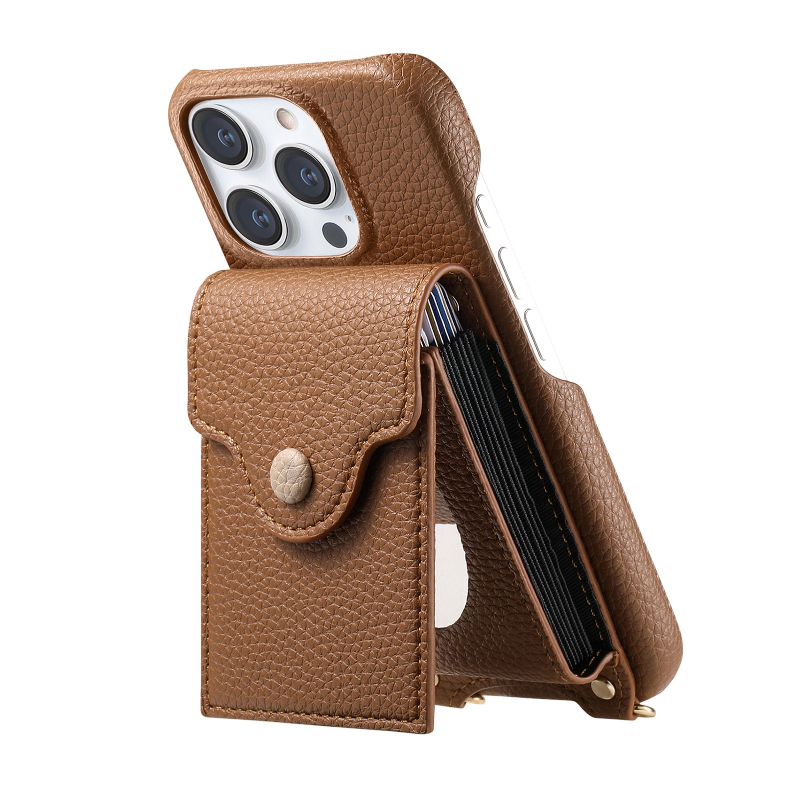 Original design crossbody leather phone case wallet