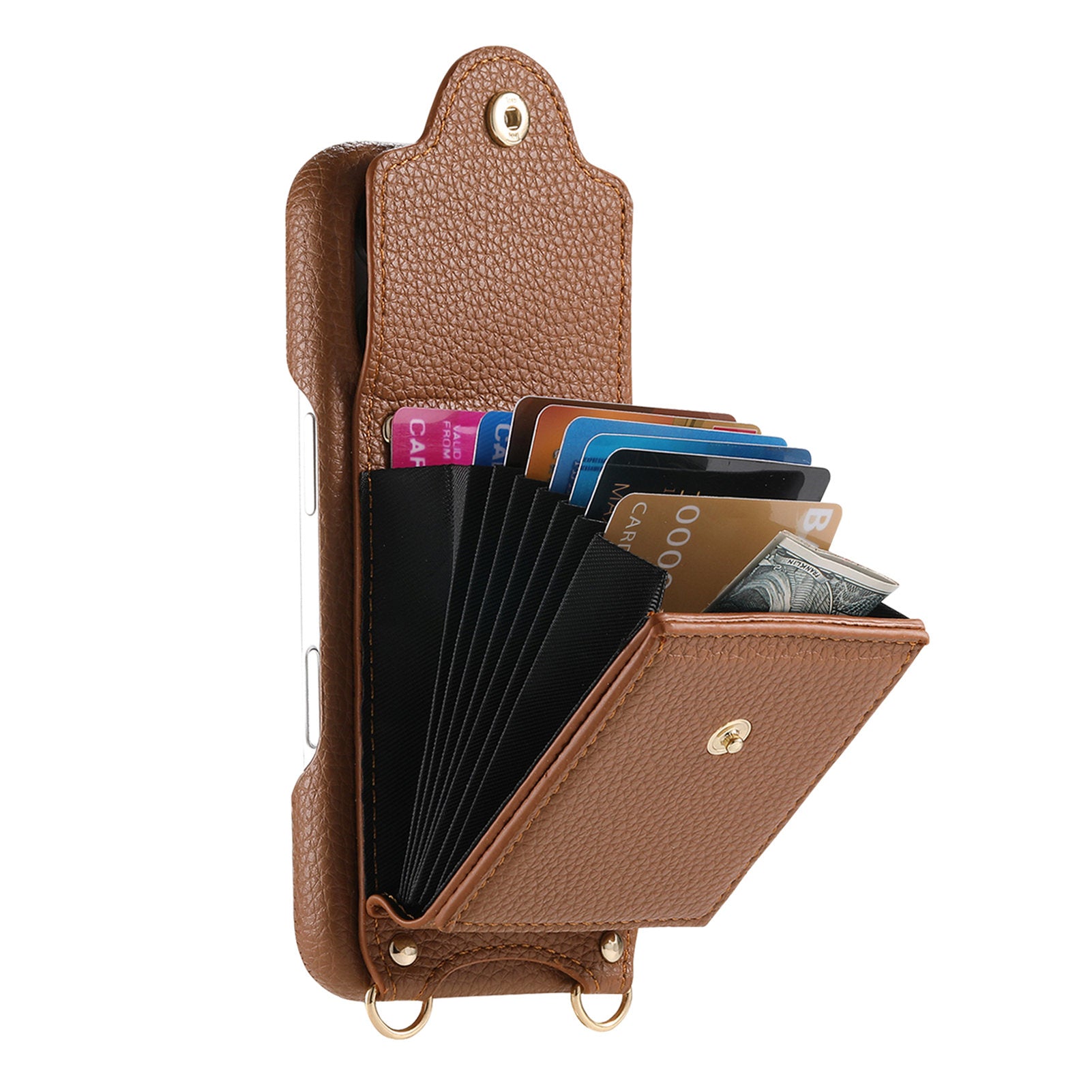 Original design crossbody leather phone case wallet
