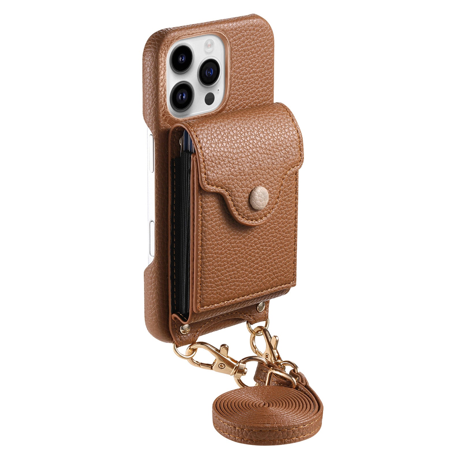 Original design crossbody leather phone case wallet