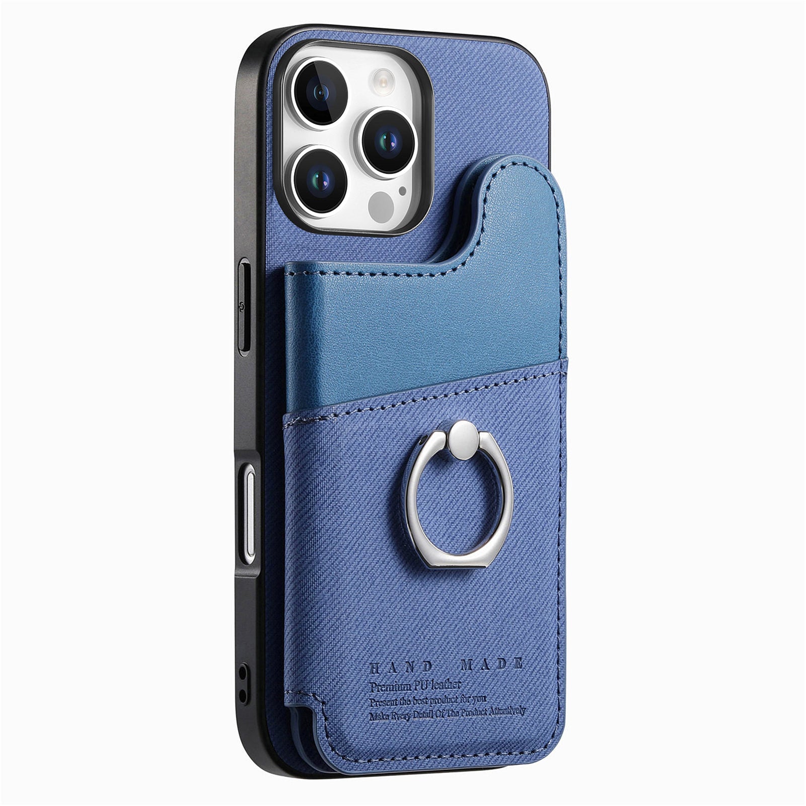 Original design multifunctional ring holder card holder wallet phone case