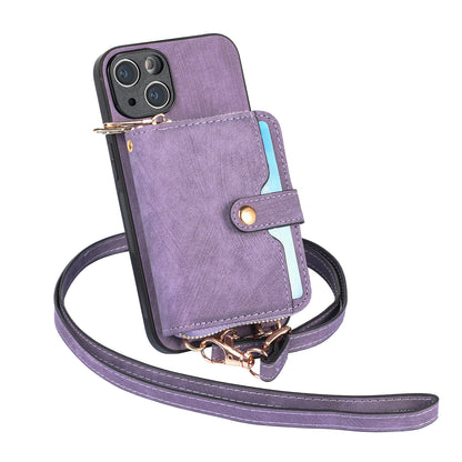 Crossbody Zipper Wallet Phone Case