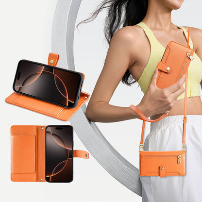 Original design versatile leather wrist phone case wallet