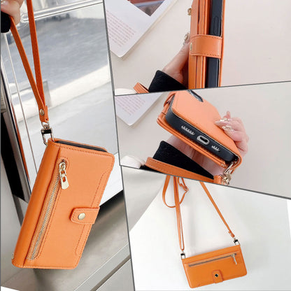 Original design versatile leather wrist phone case wallet