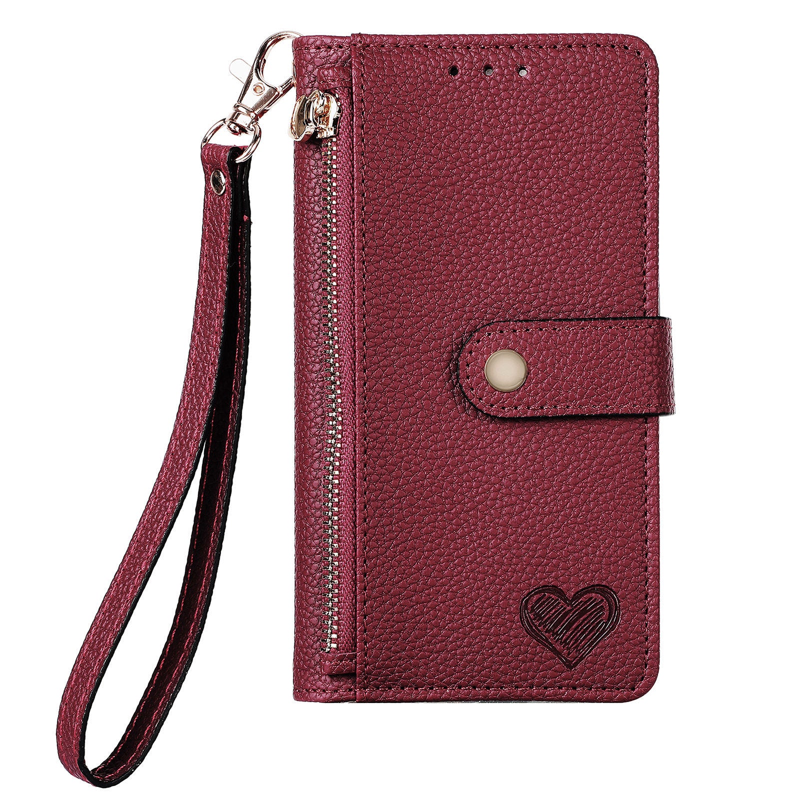 Original design heart crossbody wallet ankaw phone case